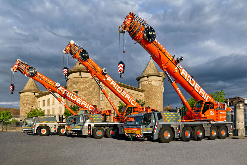 Hattrick des grues mobiles en Suisse romande