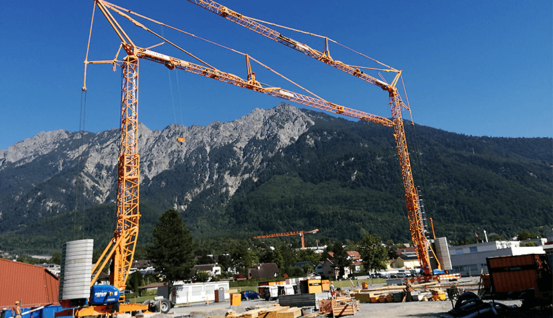 Changement de grue Igo T70A + Igo T85A