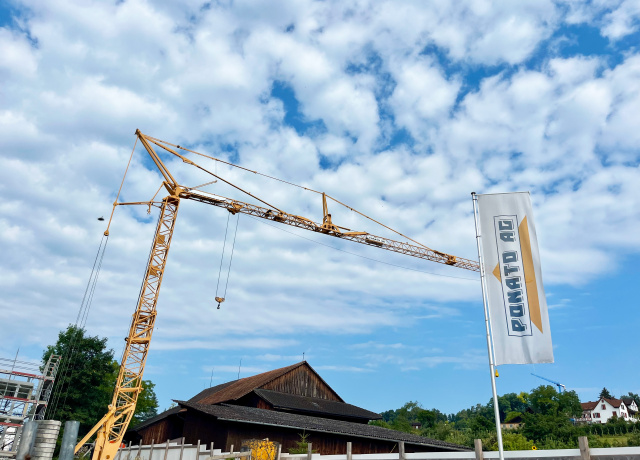 Formation de grutier pour la société Ponato AG - directement sur le chantier