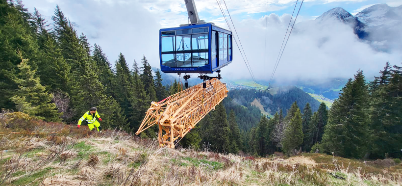 GTMR 331C à la station supérieure de Disentis