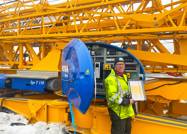 Travaux de service dans le froid nordique